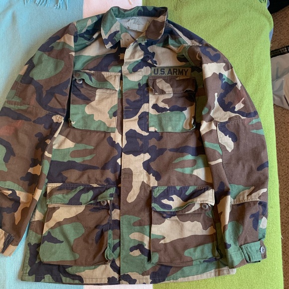 Woodland Combat Camouflage Set size S Long - Picture 2 of 8